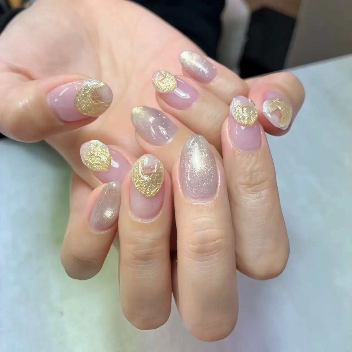 ネイル フラッシュネイル フラッシュマグ マグネットネイル ミラーネイル ニュアンスネイル ハンドネイル momoka. /期間限定モデル募集のネイルデザイン