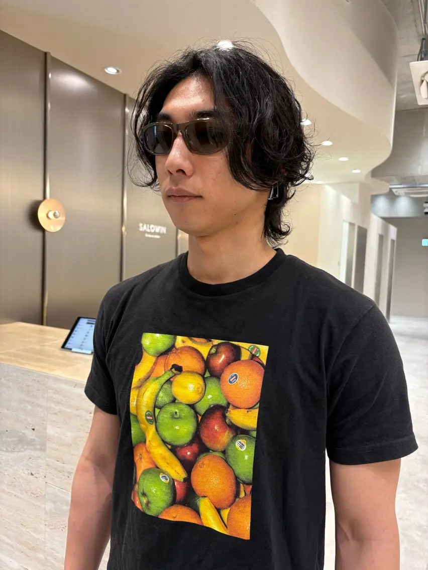 ショート パーマ メンズ カット パーマ 吉武 茂暉のヘアスタイル