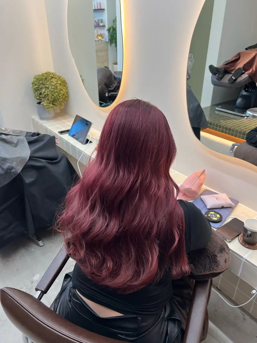 ロング カラー ヘアカラー トリートメント ヘッドスパ ✨髪質改善矯正× ブリーチ✨YU-KIのヘアスタイル