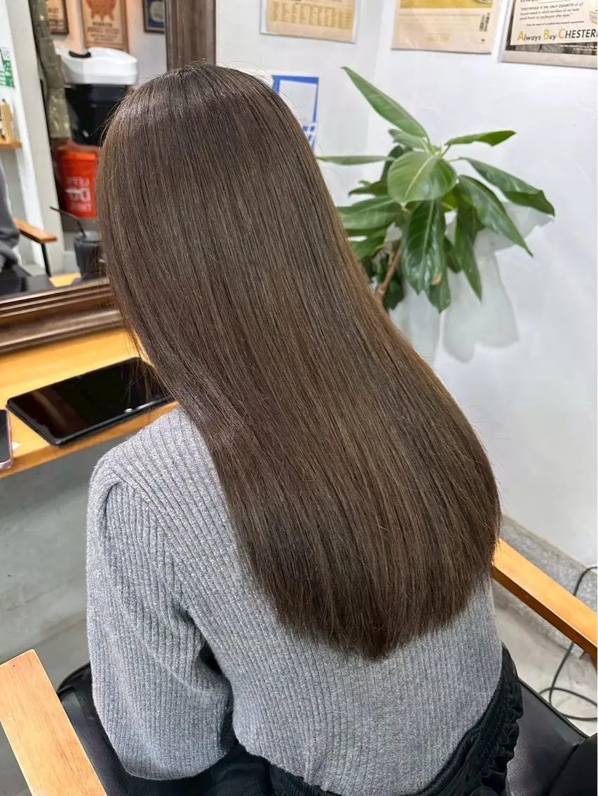 ロング カラー ヘアカラー トリートメント 🌺海外風・中明度 透明感yui🌺のヘアスタイル