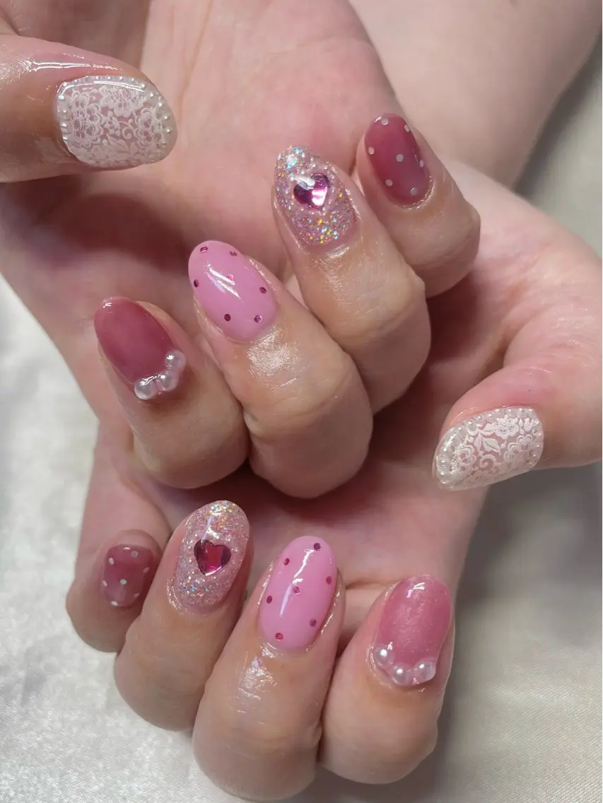 ネイル 長さ出し ハンドネイル RUMI nailのネイルデザイン