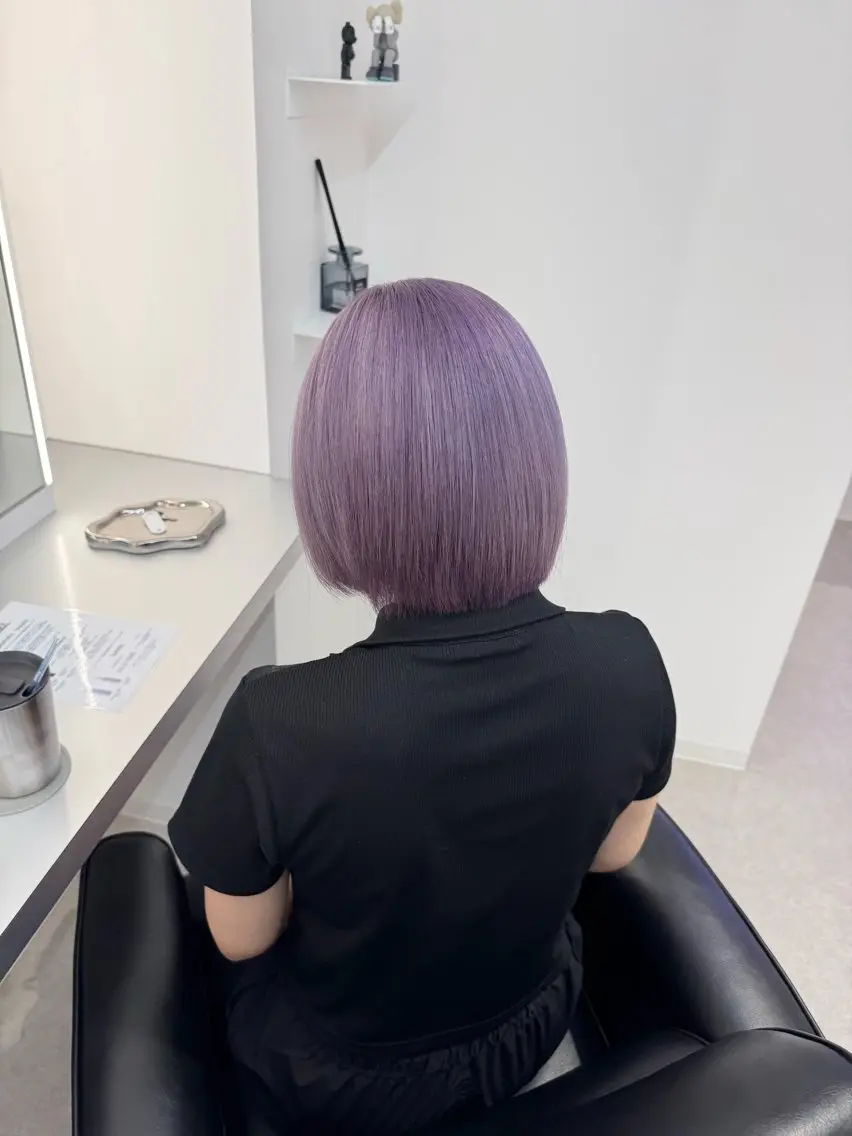 ショート カラー ヘアカラー トリートメント ブリーチ/艶カラー 💎koharu💎のヘアスタイル