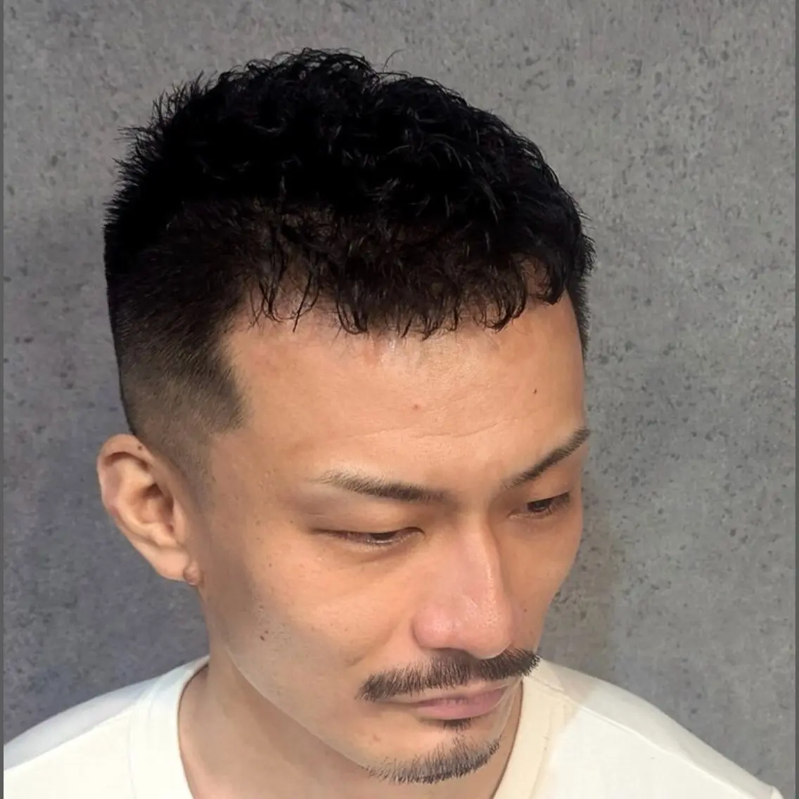 メンズカット+アイロンパーマの写真