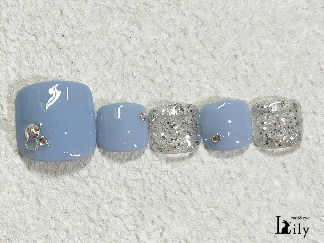 ネイル nail&eye Lily 住道のネイルデザイン