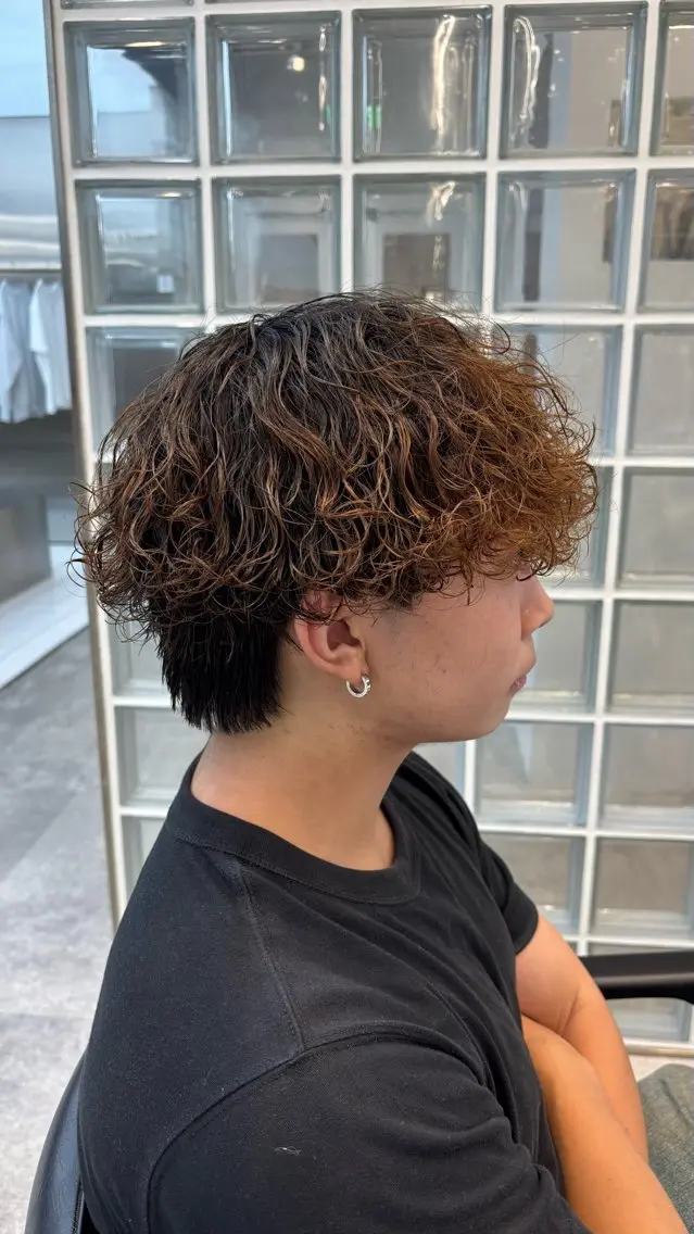 パーマ メンズ メンズパーマ 波巻きパーマ カット パーマ 🔥メンズパーマ特化 高橋晴🔥のヘアスタイル