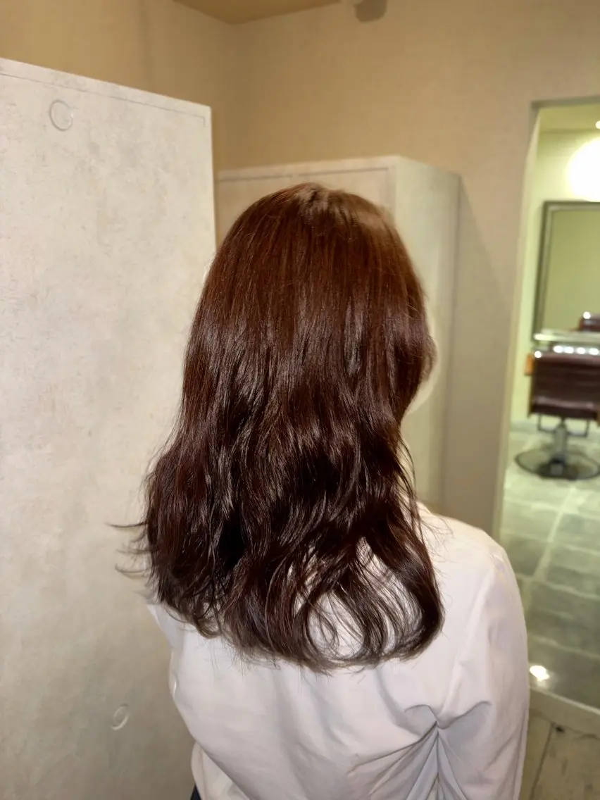 ロング パーマ デジタルパーマ 西村 さくらのヘアスタイル
