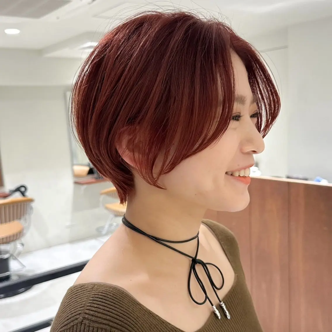 ショート カラー ヘアカラー トリートメント ショート特化✨ 津々美のヘアスタイル