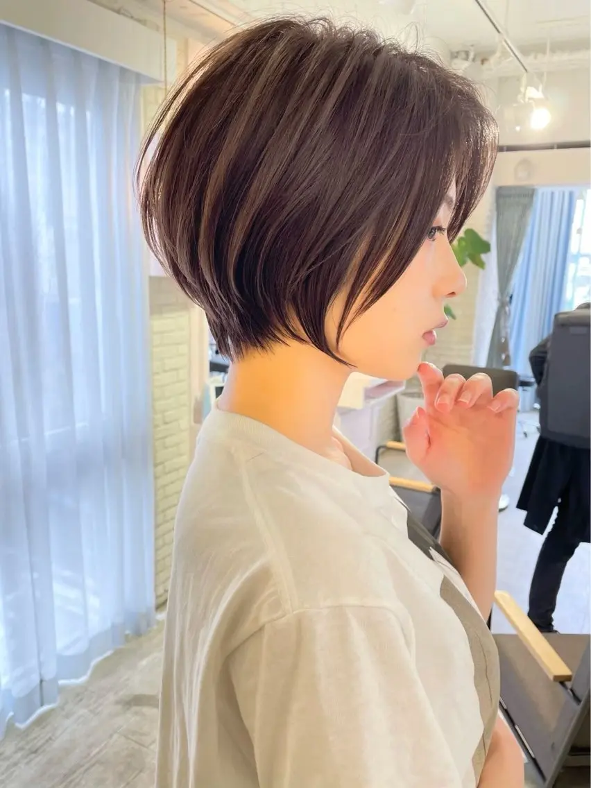 ショート カラー ショートヘア 平川 一真のヘアスタイル