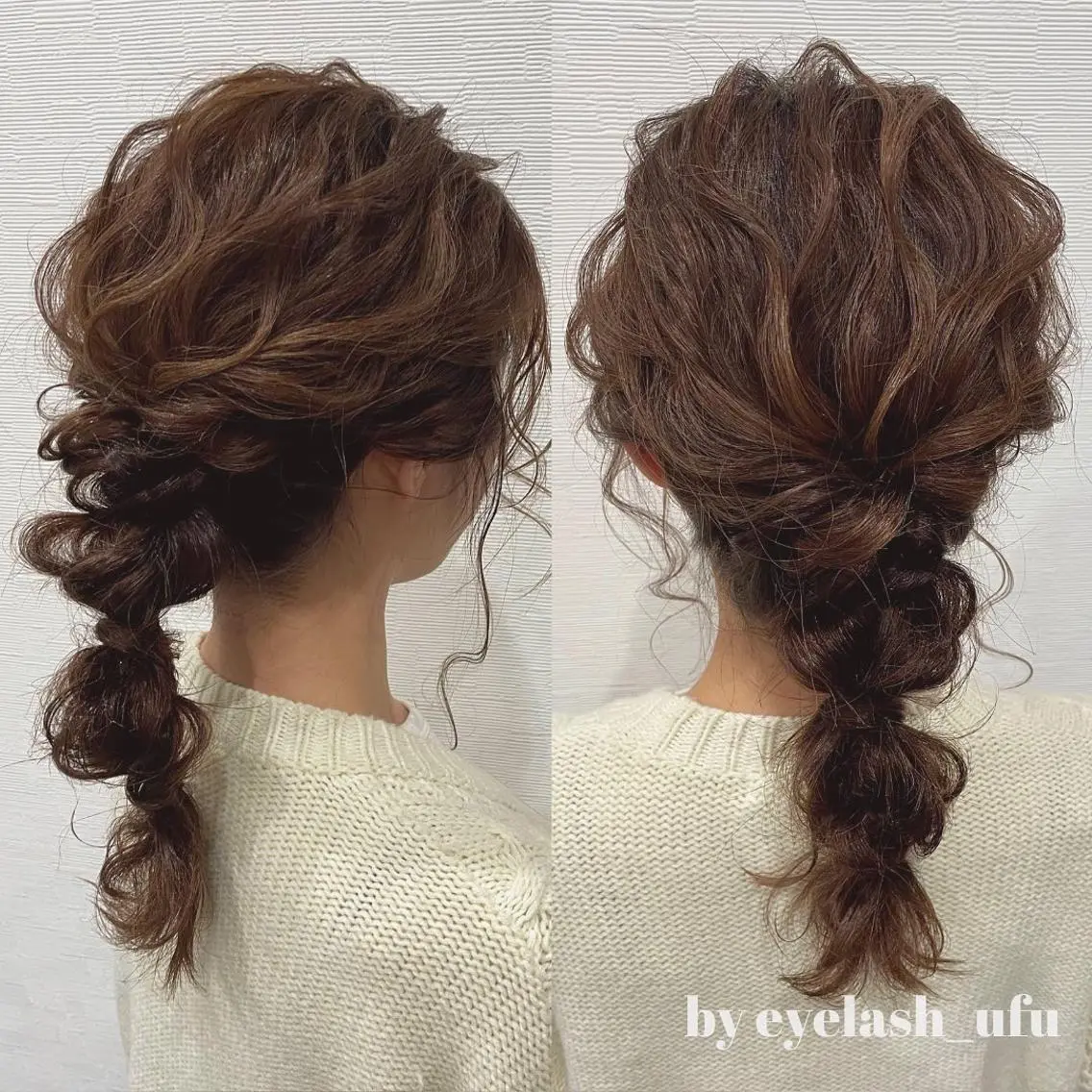 ヘアアレンジ ヘアセット eyelash ufuのマツエク・マツパデザイン
