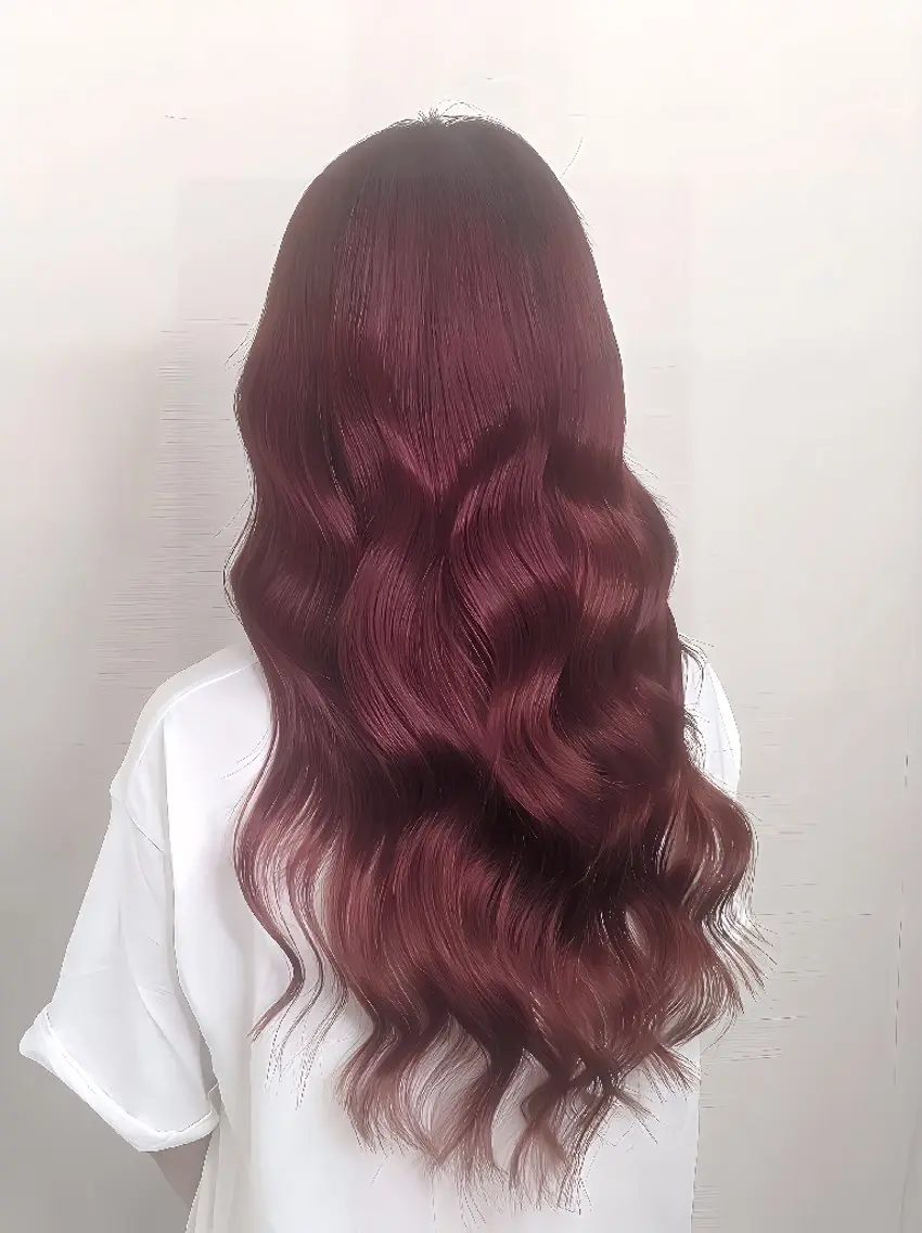 ミディアム カラー ヘアアレンジ レッドカラー エクステ HIME. ＊*ヒメドットのヘアスタイル