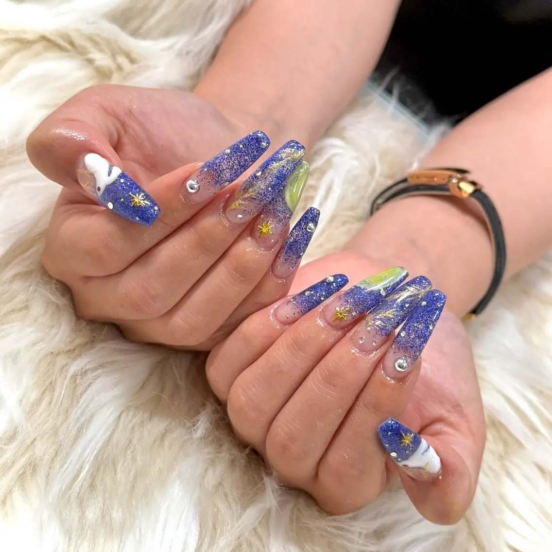 ネイル 長さ出し フレンチネイル ジェルネイル グラデーション 韓国ネイル ハンドネイル Nail&eye Belire 新宿のネイルデザイン