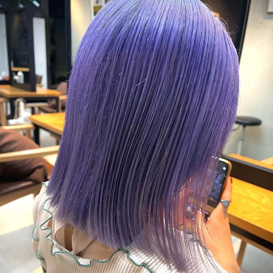 ミディアム カラー ブリーチ 似合わせショート×透 明感/やじまたかしのヘアスタイル