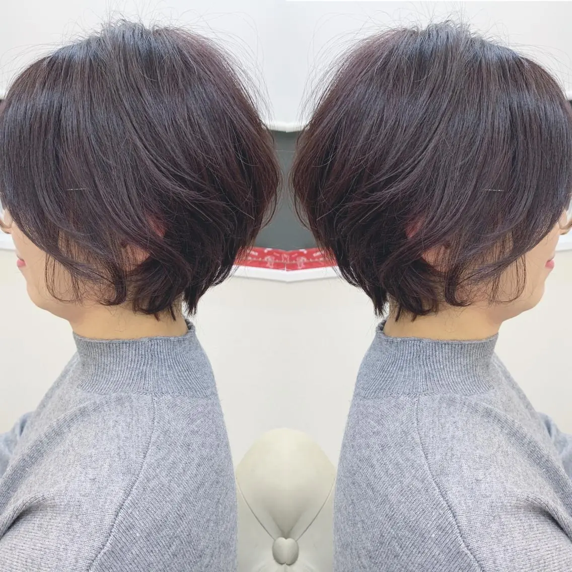 ショート ショートボブ ボブ ショートヘア カット ヘアカラー H (エイチ) 烏丸御池店のヘアスタイル