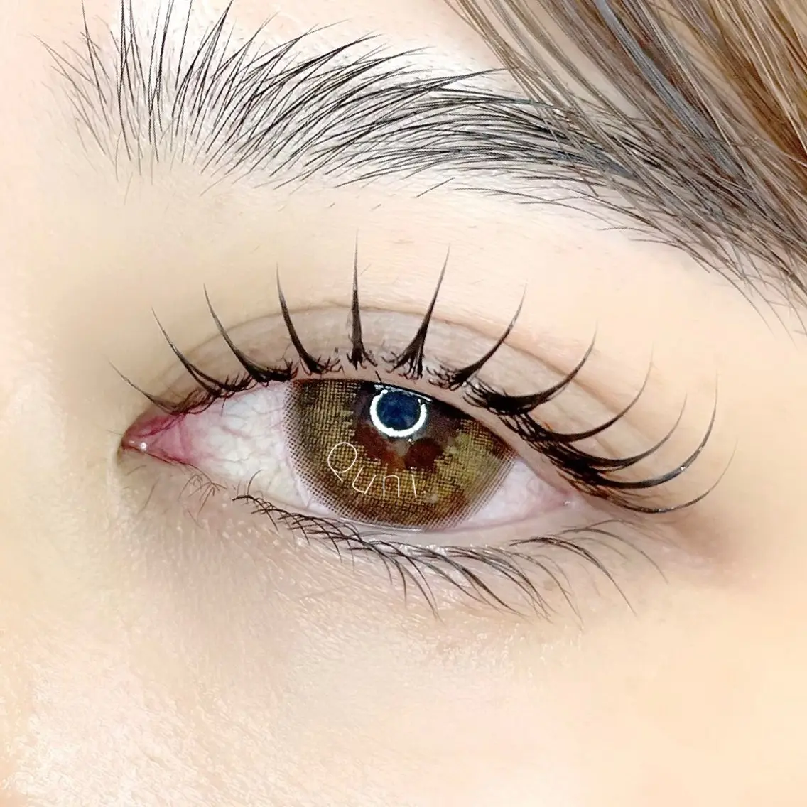 eyelash perm 上の写真