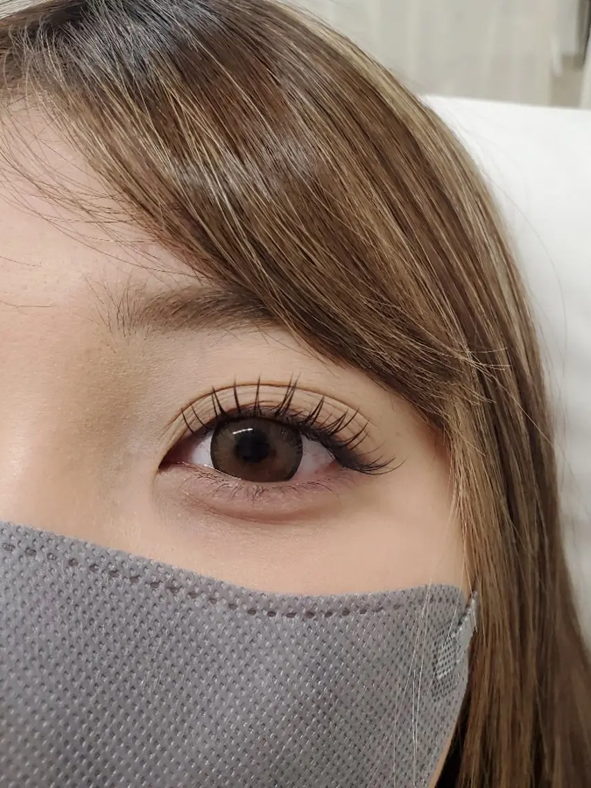 マツエク・マツパ 束感まつ毛 Dカール フラットラッシュ マツエク Crescent 🍄Yui🍄のマツエク・マツパデザイン