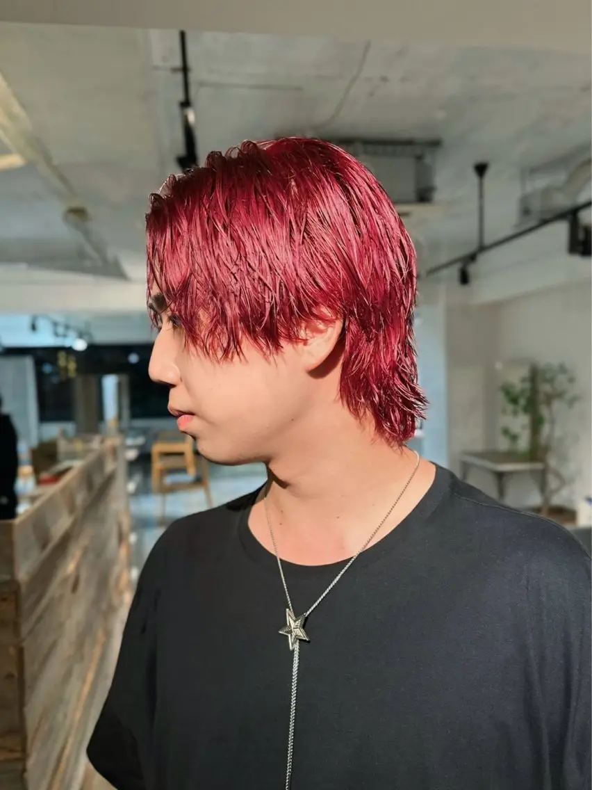 ☘️【Men's限定】💫骨格補正メンズカット+ケアブリーチカラー➕トリートメント✂︎の写真