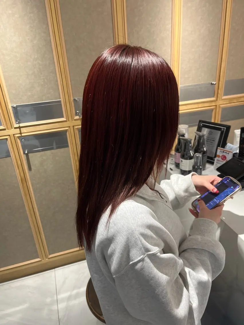 ロング カラー トリートメント 艶髪/ボブモデル 募集🫧Terukaのヘアスタイル