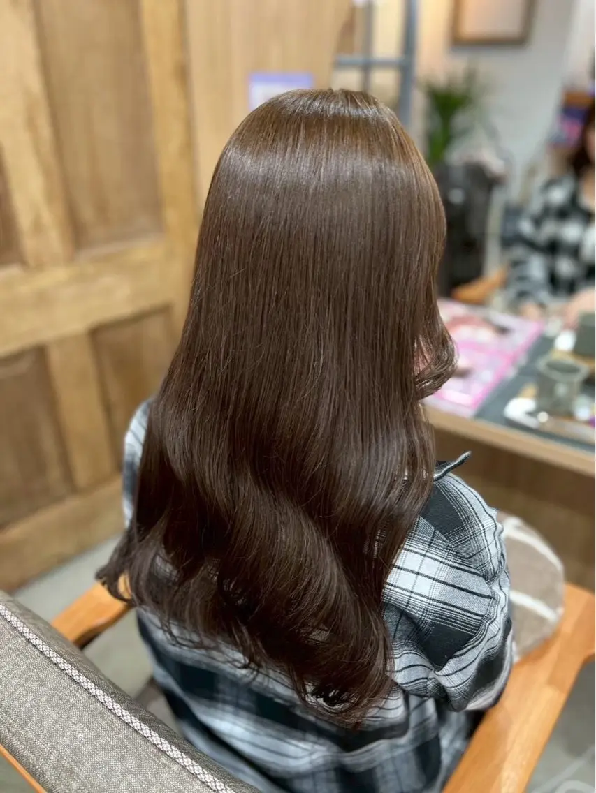 ロング 中村 叶愛のヘアスタイル