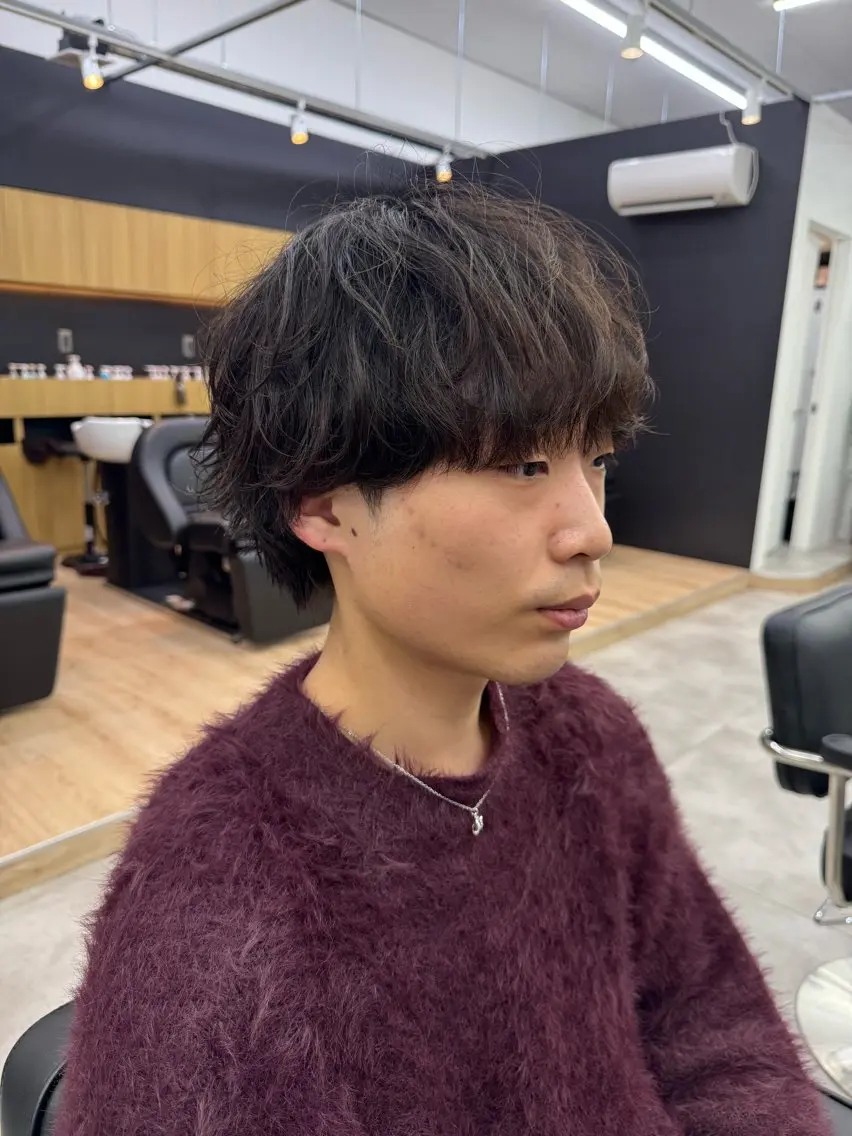 パーマ メンズ カット パーマ メンズパーマ/長岡 坂口祥貴/店長のヘアスタイル
