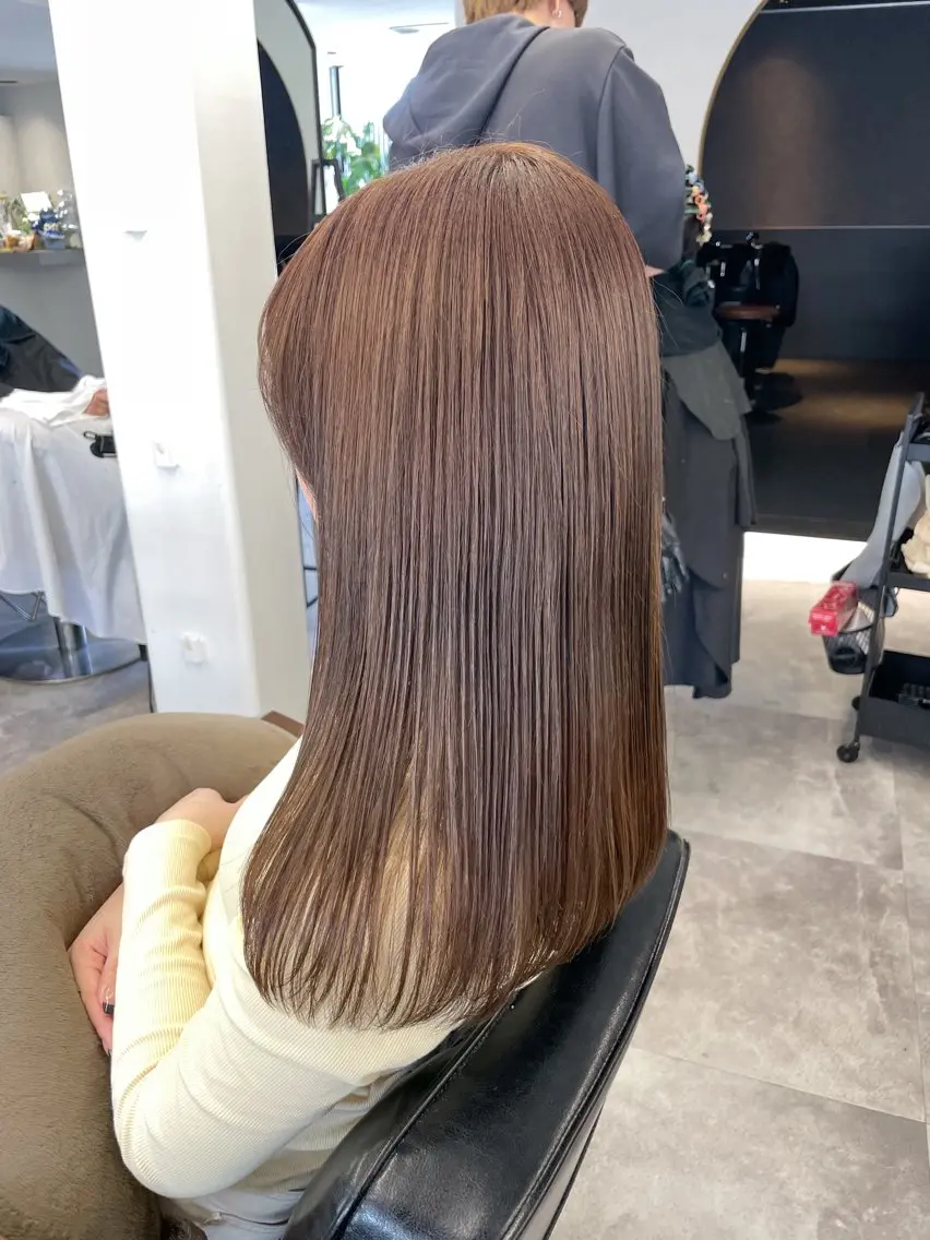 ロング カラー 谷口 優希のヘアスタイル