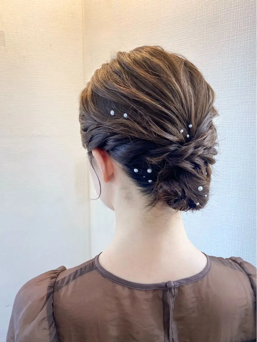 ヘアアレンジ ヘアセット hair make もりした ゆうのヘアスタイル