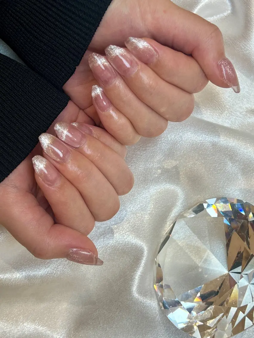 ネイル フレンチネイル マグネットネイル ワンカラーネイル 【池袋】nuts nail　なつみのネイルデザイン