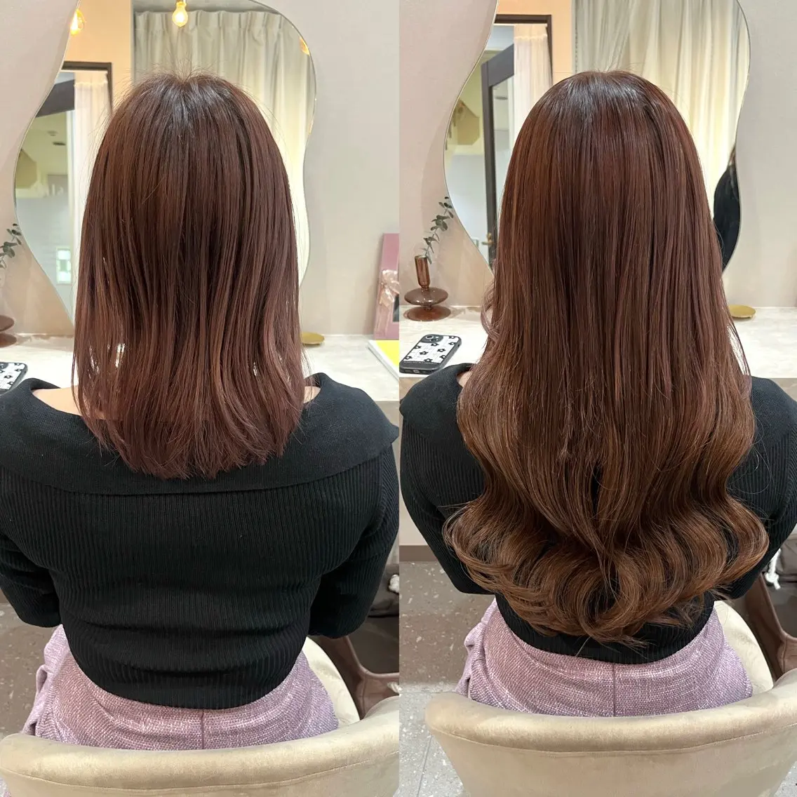 ロング ヘアアレンジ エクステ Mila Akariのヘアスタイル