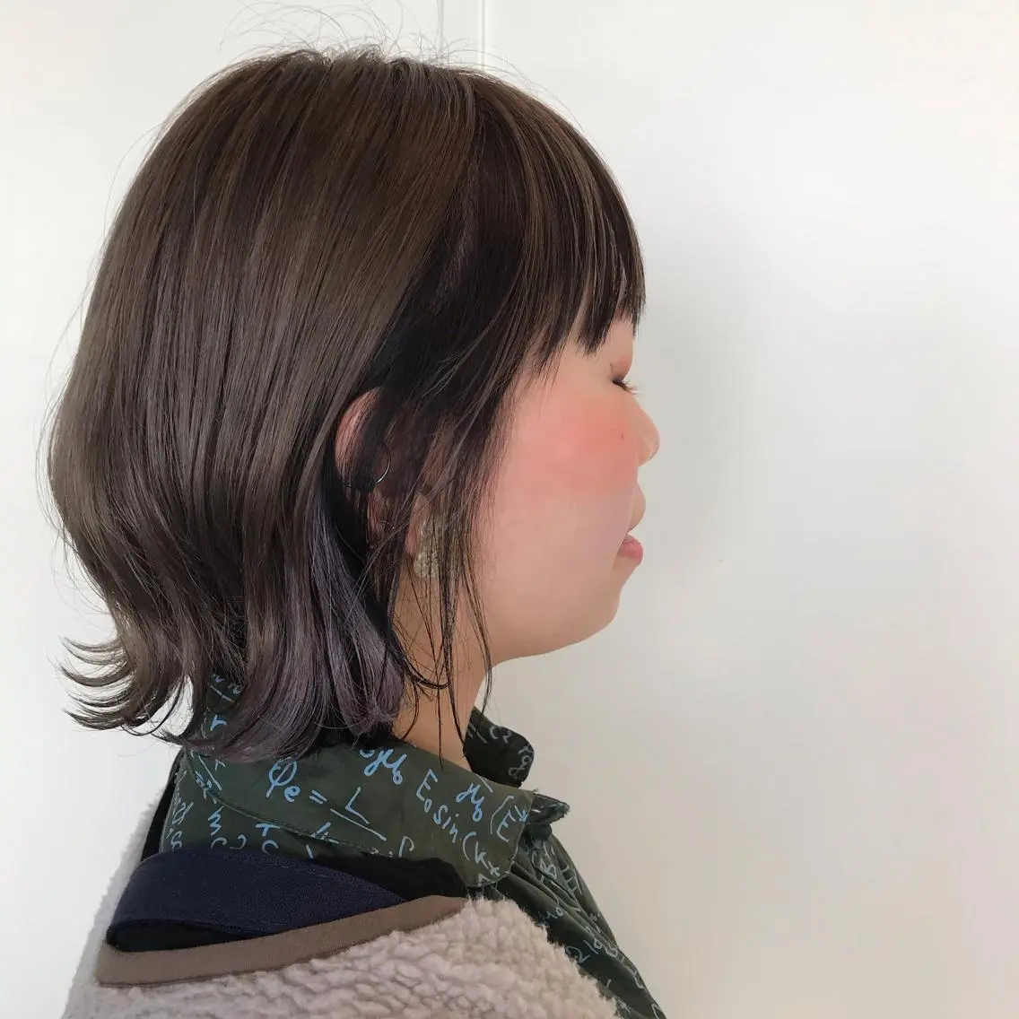 ミディアム シールエクステ エクステ 透明感カラー/ 寺田千雅子のヘアスタイル