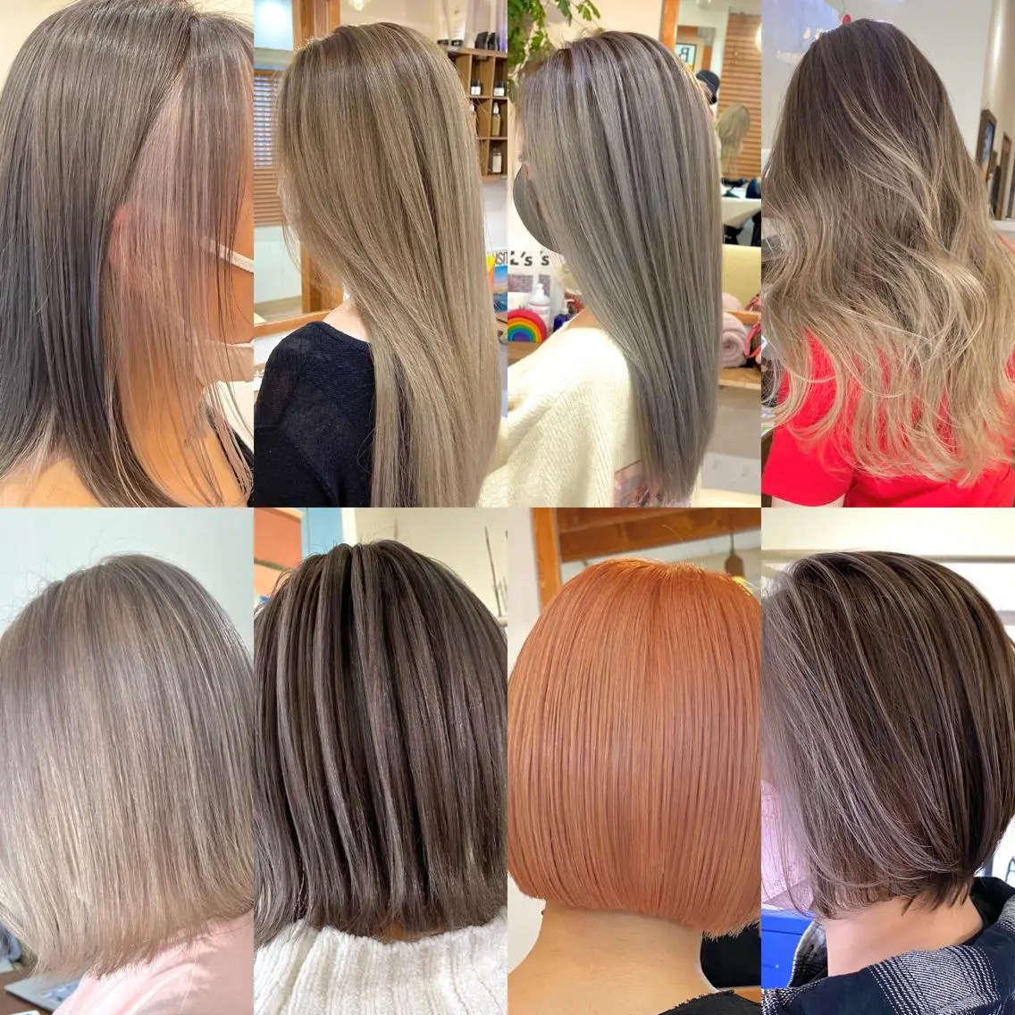 セミロング カラー 馬場 涼平のヘアスタイル