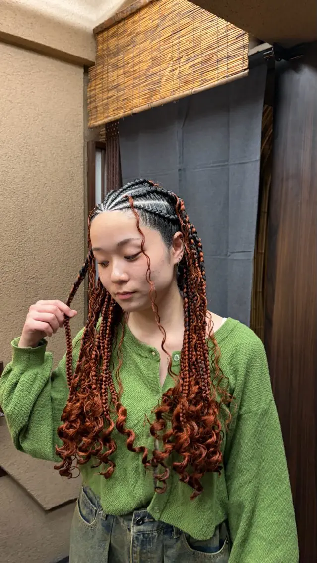 ロング ヘアセット モデル募集💚 Miyabi💚のヘアスタイル