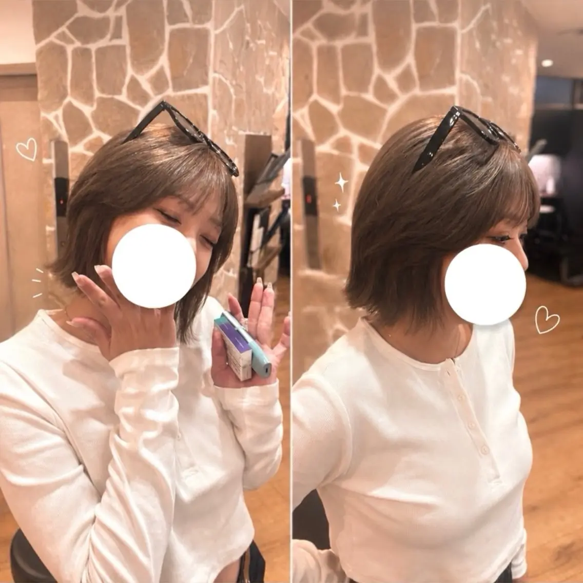 ショート 顔周りカット レイヤーカット 小顔カット CHIE🪐 《チエ》のヘアスタイル