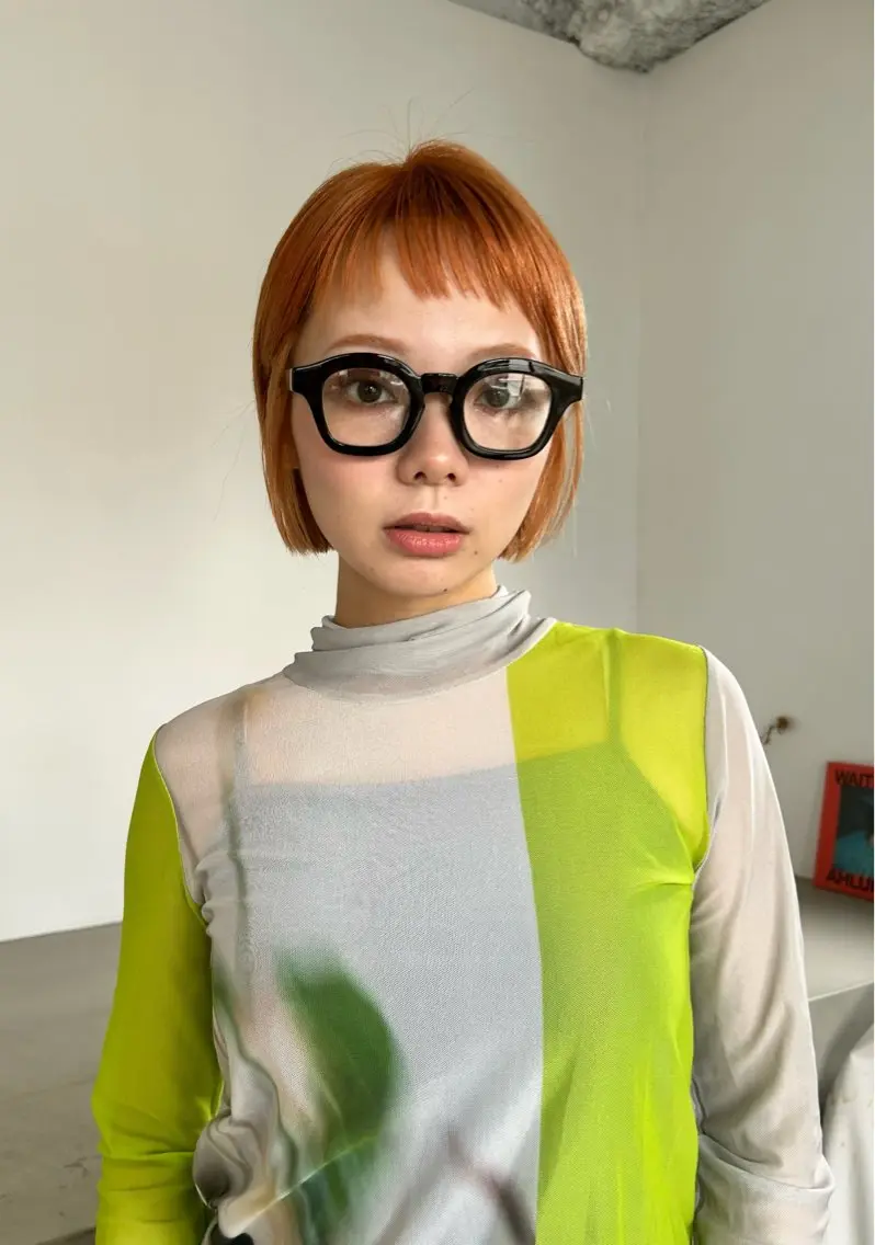 ショート オン眉 chico .のヘアスタイル