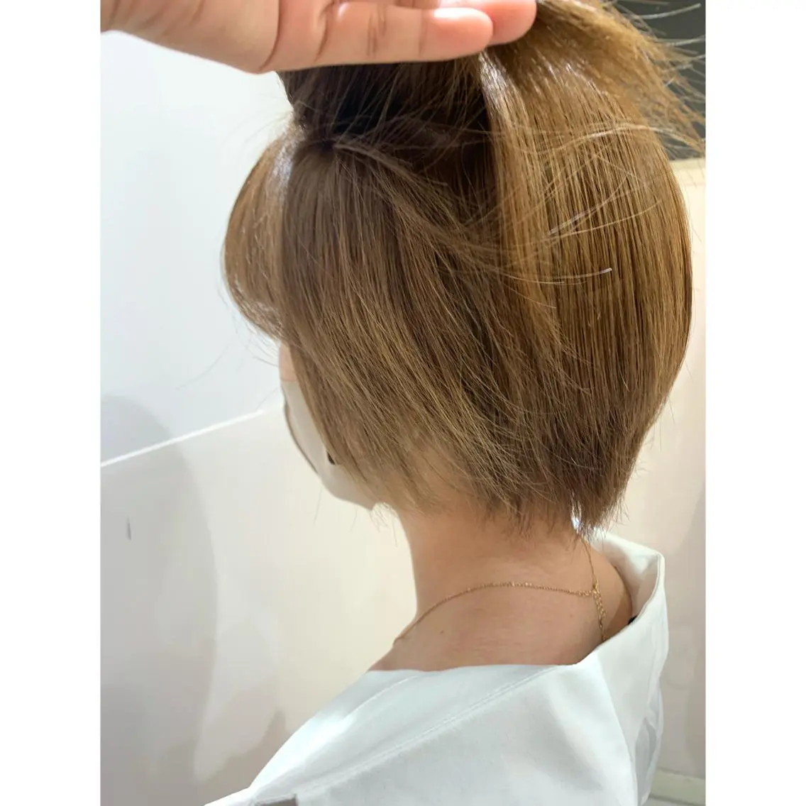 カラー ベージュカラー ブリーチ 韓国ヘア 🎀中川綾乃🎀のヘアスタイル