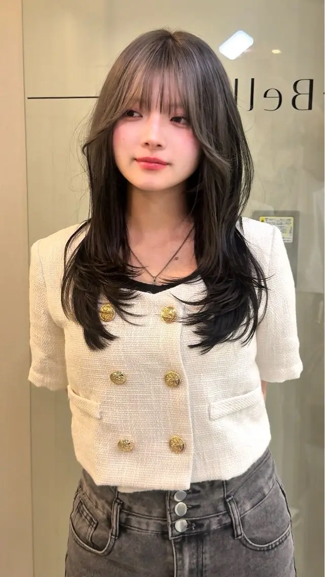 ロング カラー レイヤーカット ダメージレス美容師 🌱水島侑理のヘアスタイル