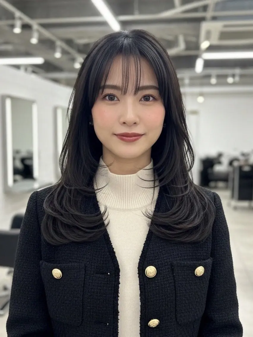 ロング 似合わせボブ✖️ 韓国レイヤー✨小関のヘアスタイル