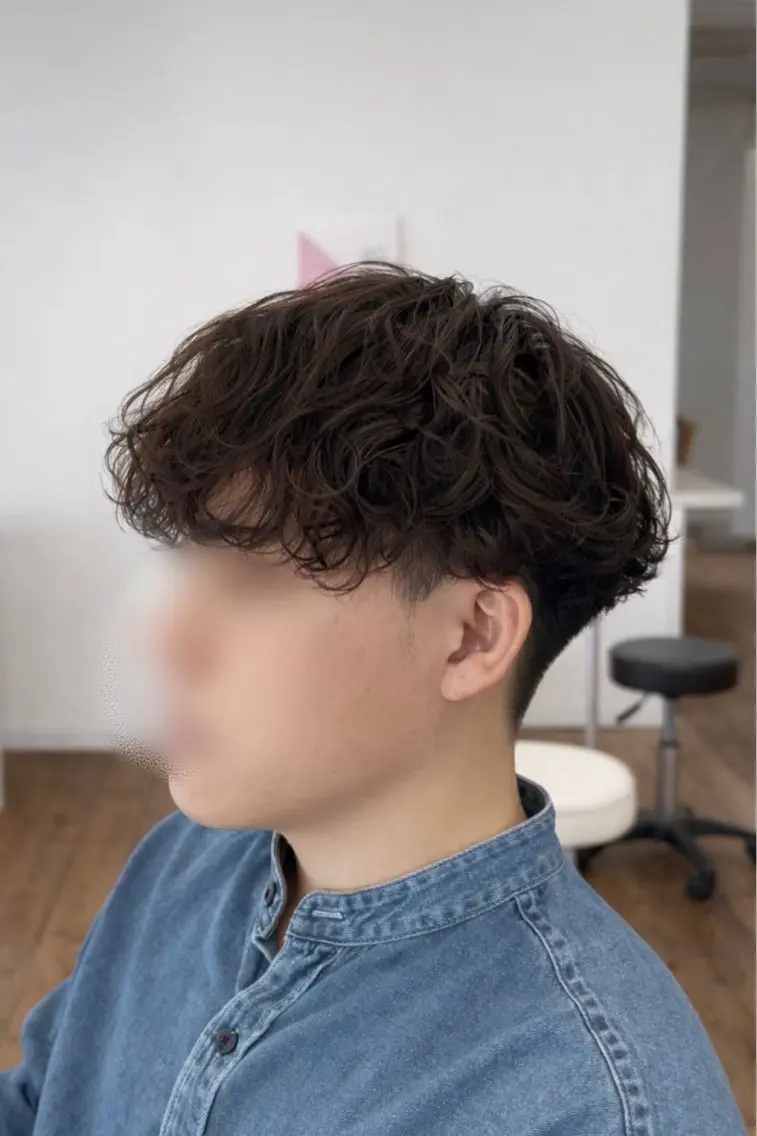 【トレンドNo.1🔥】メンズカット＋シャドウパーマの写真