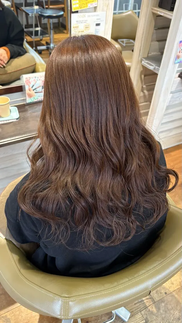 カラー ヘアカラー 富田 華代のヘアスタイル
