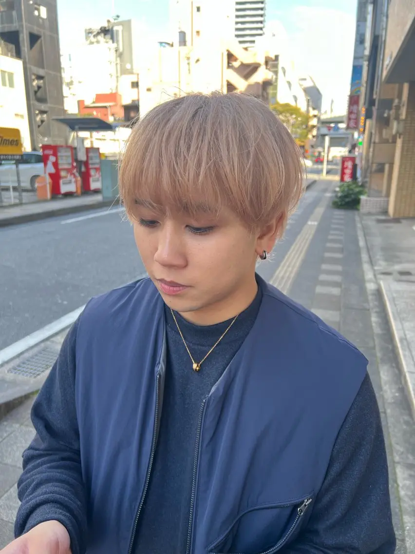 ショート メンズ ヘアカラー yuuna. 🪽のヘアスタイル