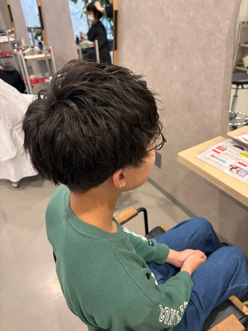 メンズ マッシュ メンズパーマ FRAME/ 岡本佳奈のヘアスタイル