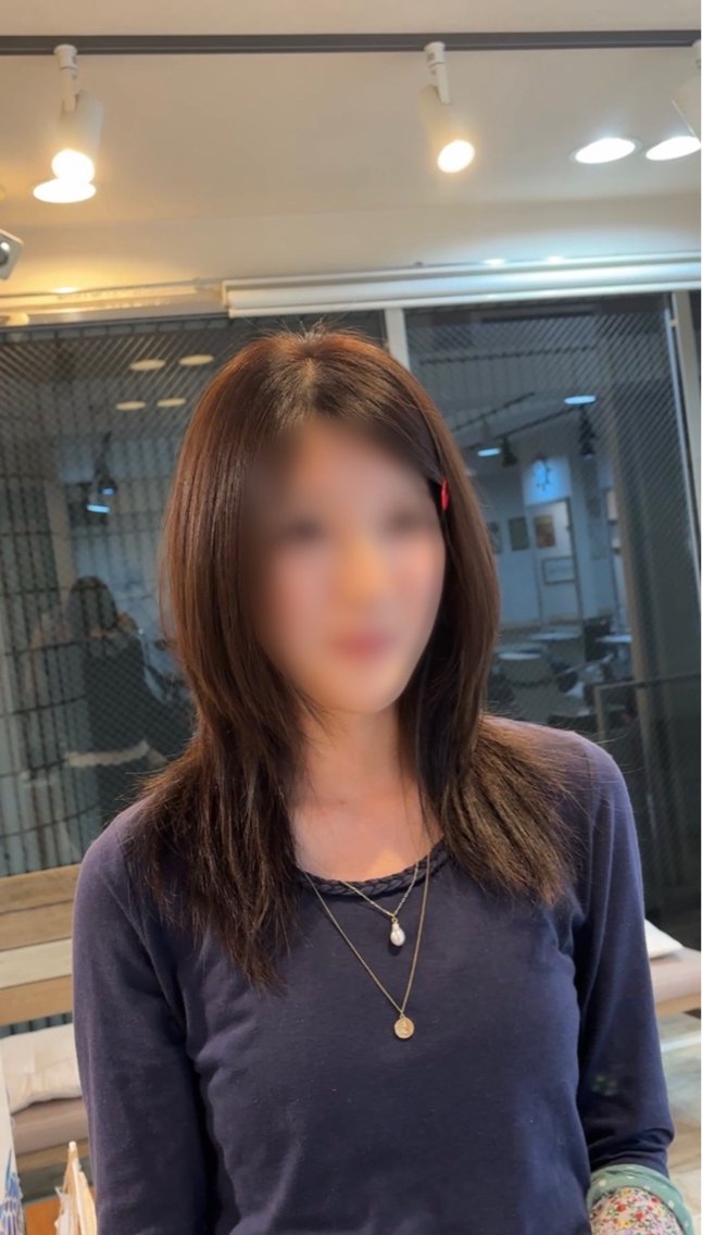 セミロング カラー カット ヘアカラー モデル募集中 まなとのヘアスタイル