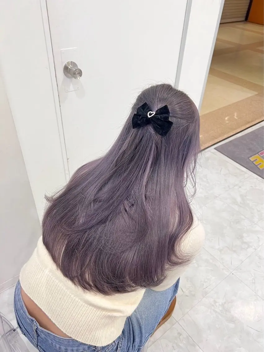 ロング カラー 🎀暖色/ラベンダー /paru🤍のヘアスタイル