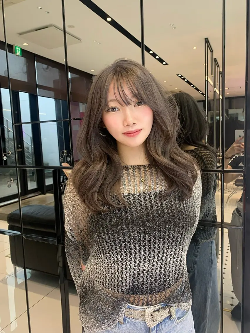セミロング ヘアカラー keen吉祥寺🐆 レイヤー/NAO🩶のヘアスタイル