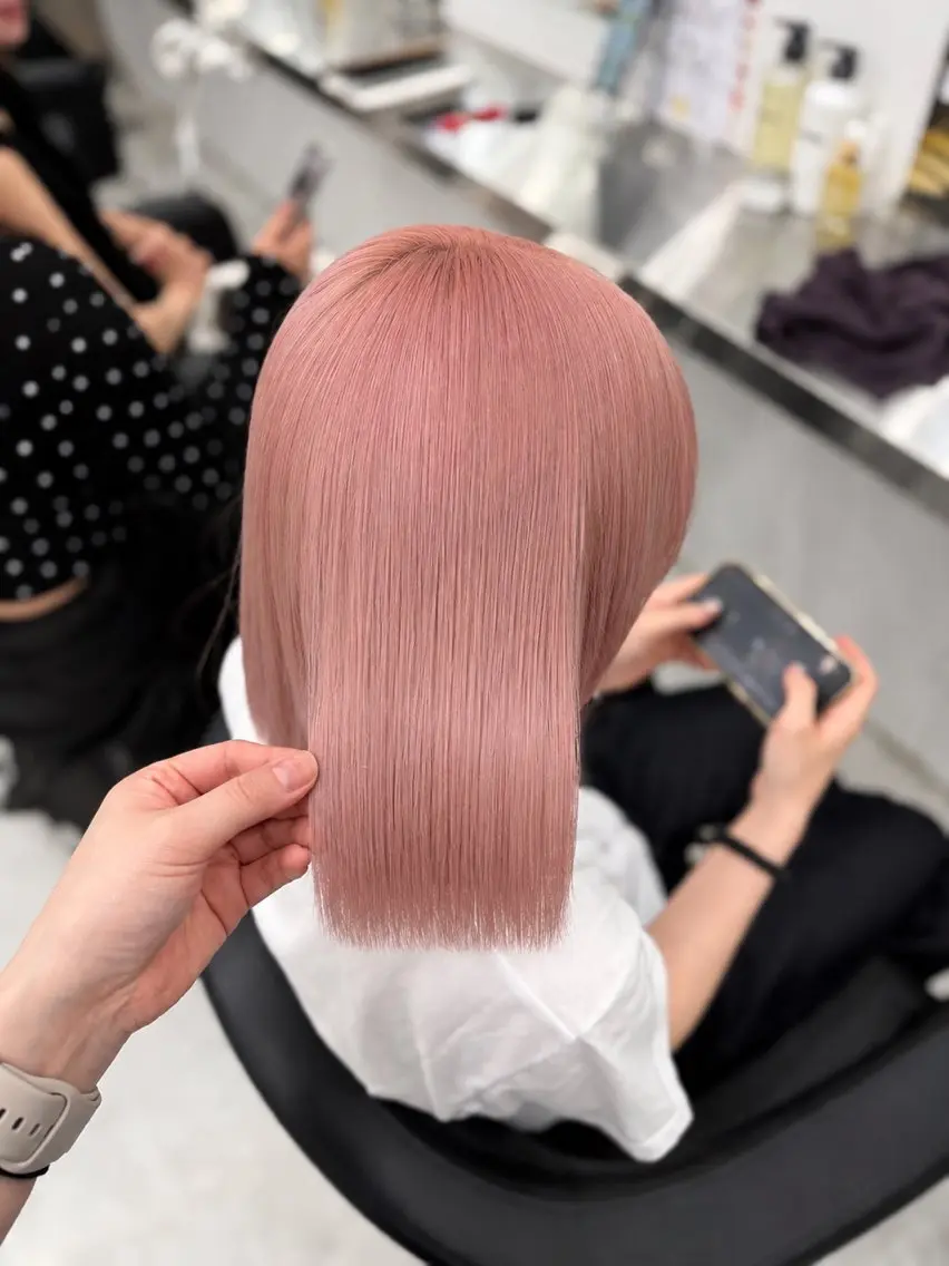 カラー カット ヘアカラー トリートメント 透明感カラー🎀艶髪 Anju/渋谷🎀のヘアスタイル
