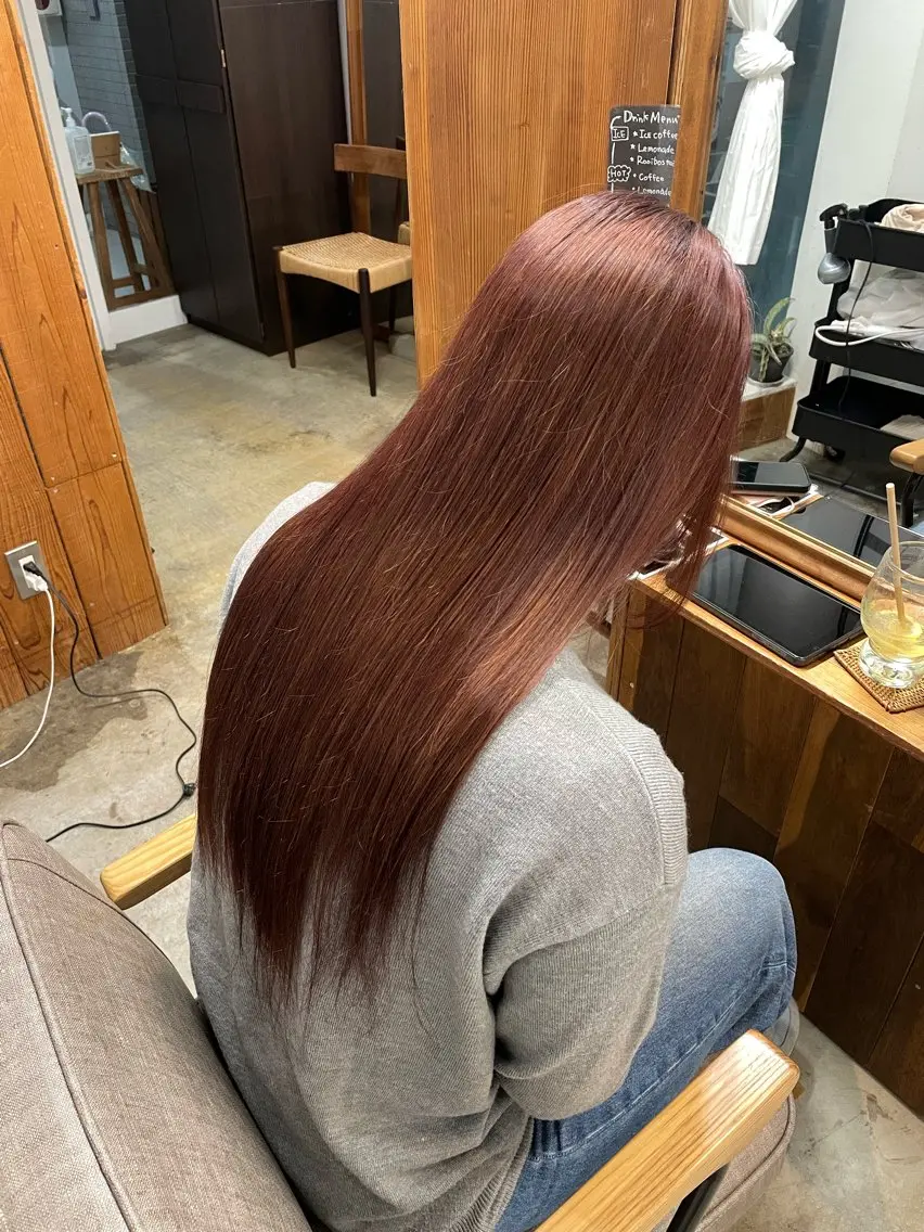 ロング カラー ヘアカラー 髪も心も健康に🤎 原亜希子のヘアスタイル