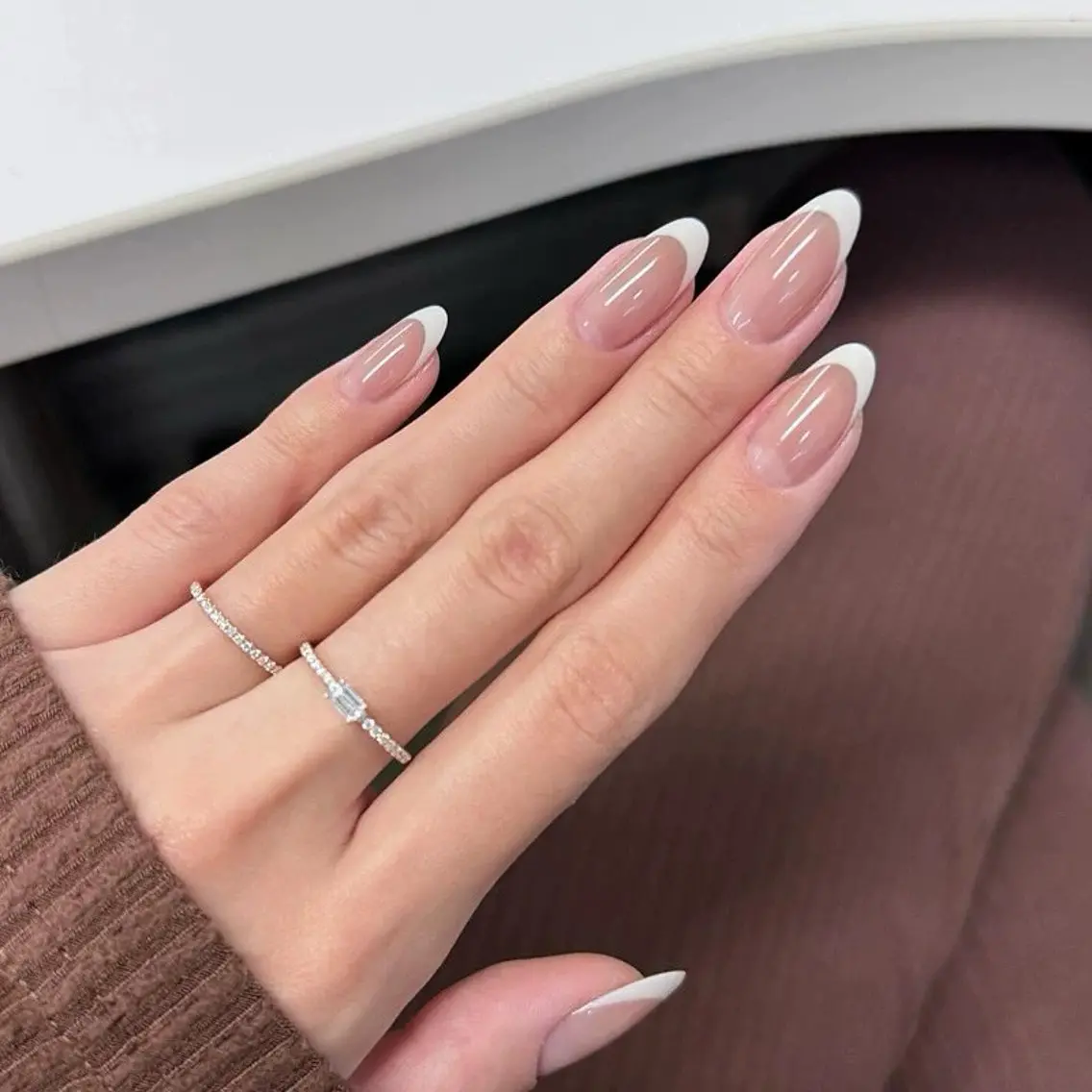ネイル アートネイル オーロラネイル ブルー チークネイル フットネイル ハンドネイル NAILS168 新大久保店のネイルデザイン