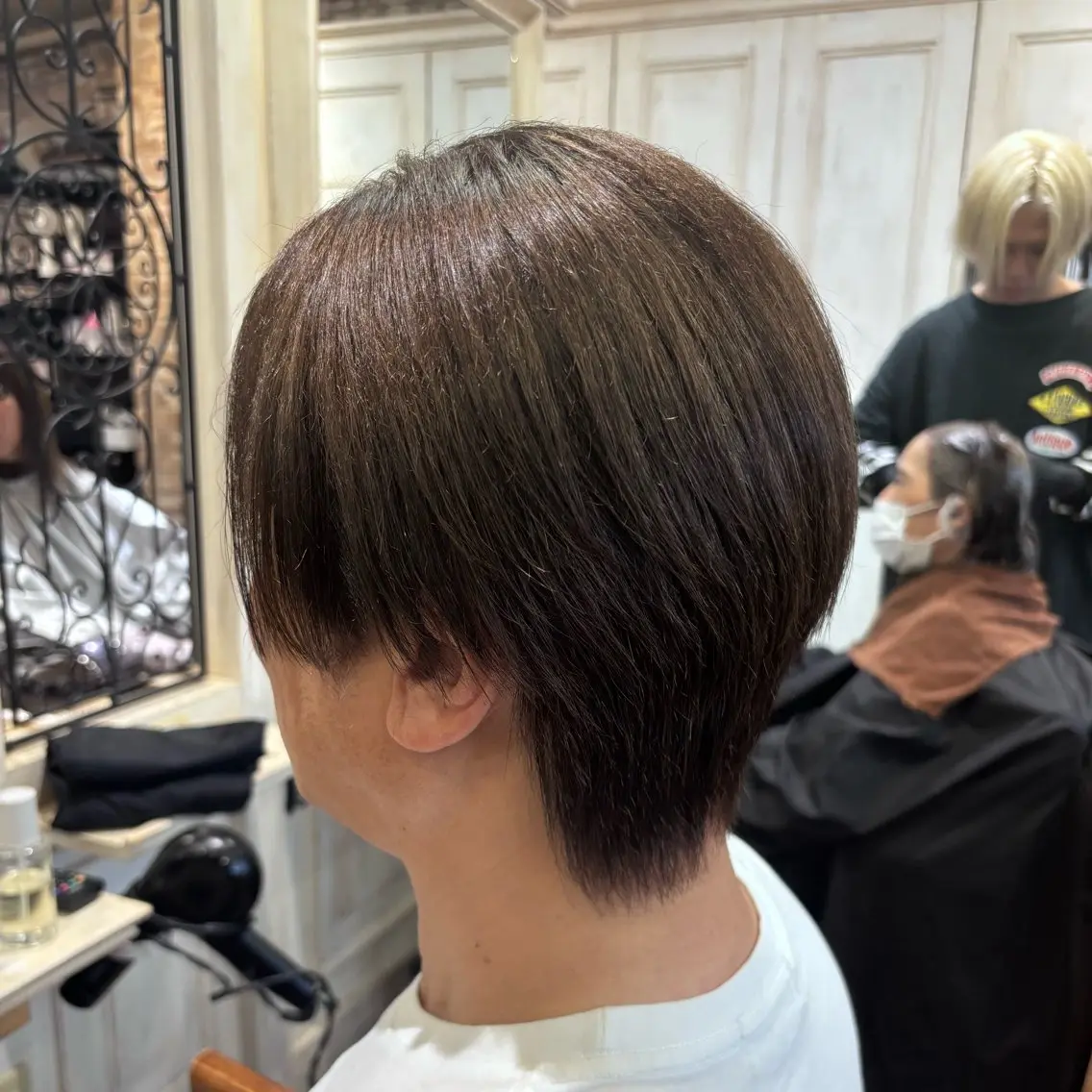 ショート カット 縮毛矯正 田尾 凌雅のヘアスタイル