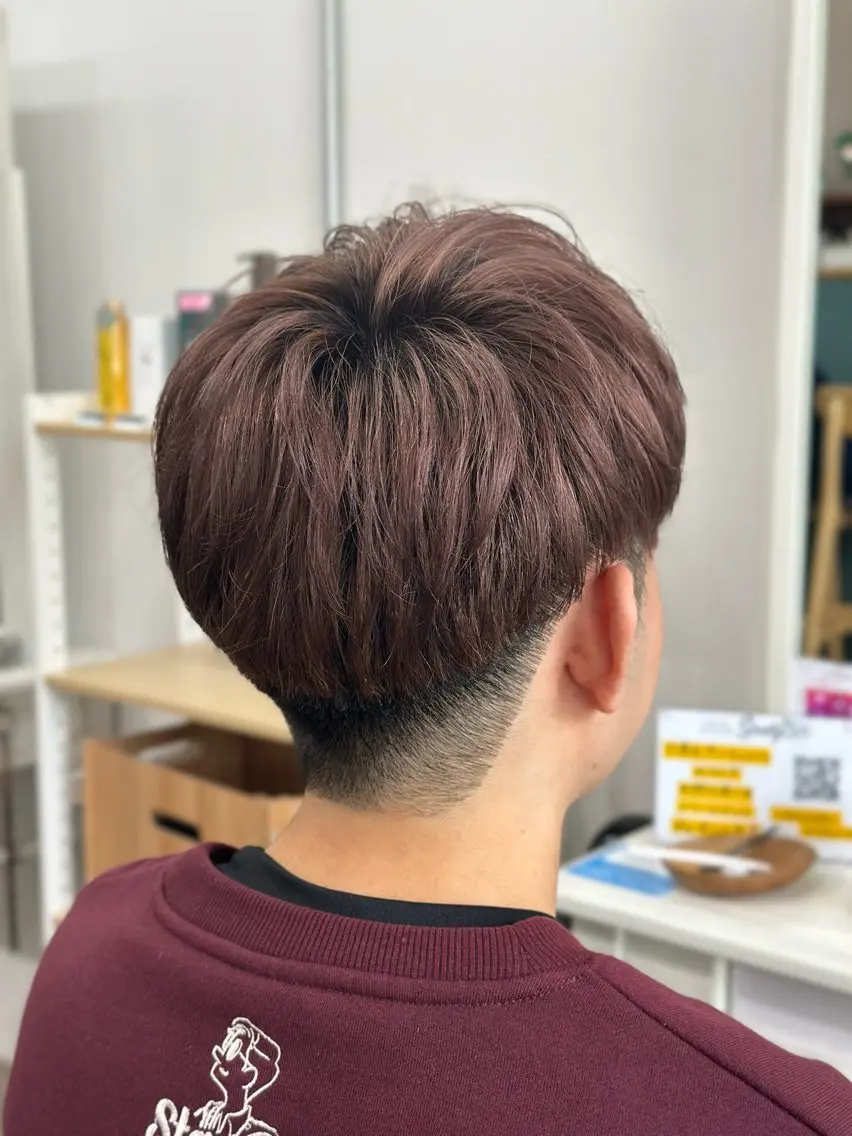 メンズ マッシュ 刈り上げ カット Snalyメンズ特化 スエハラのヘアスタイル