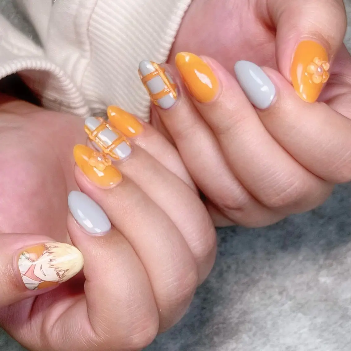 ネイル ハンドネイル ハンドケア shino🌟 痛ネイルのネイルデザイン