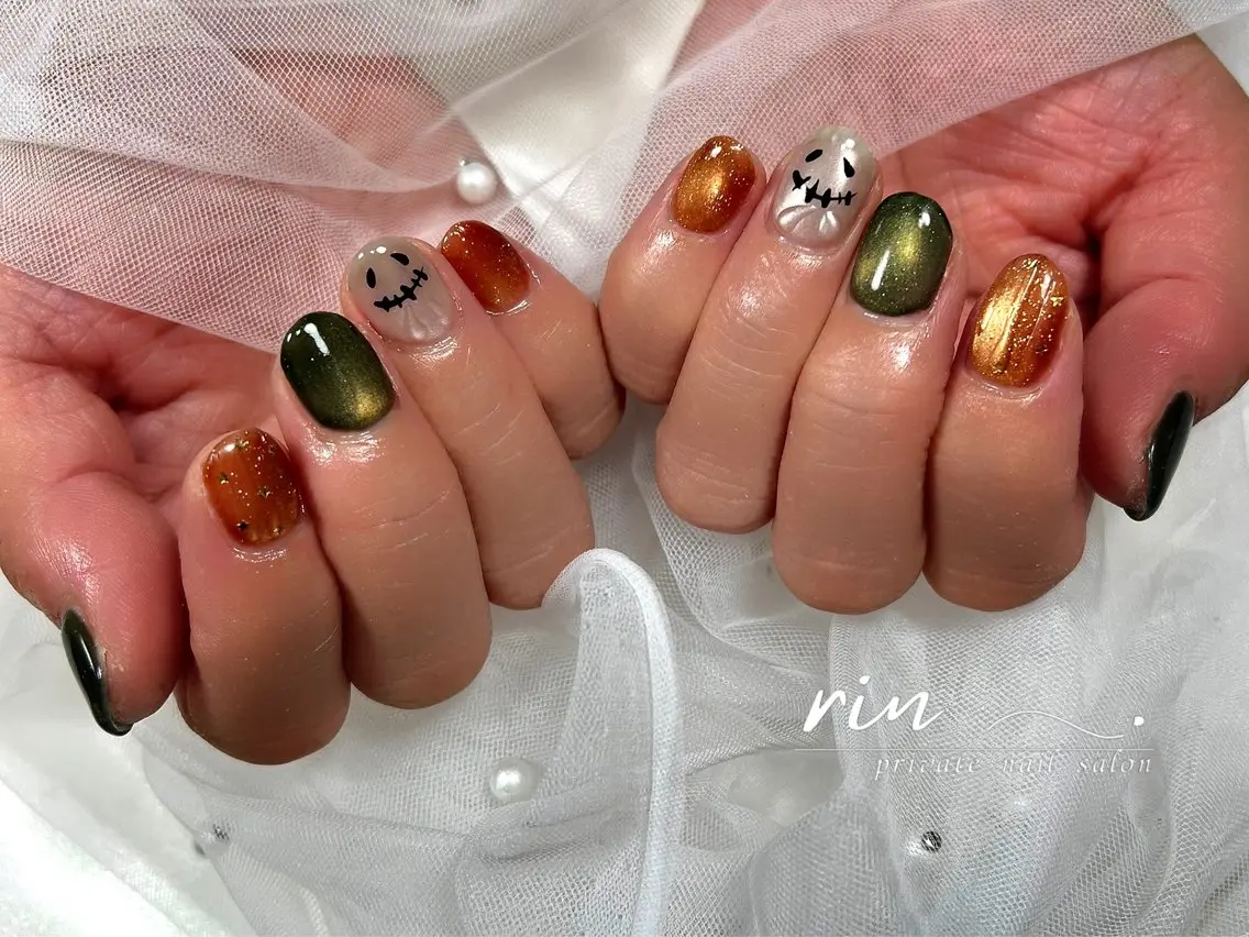 ネイル ハロウィン private salon〜rin〜のネイルデザイン