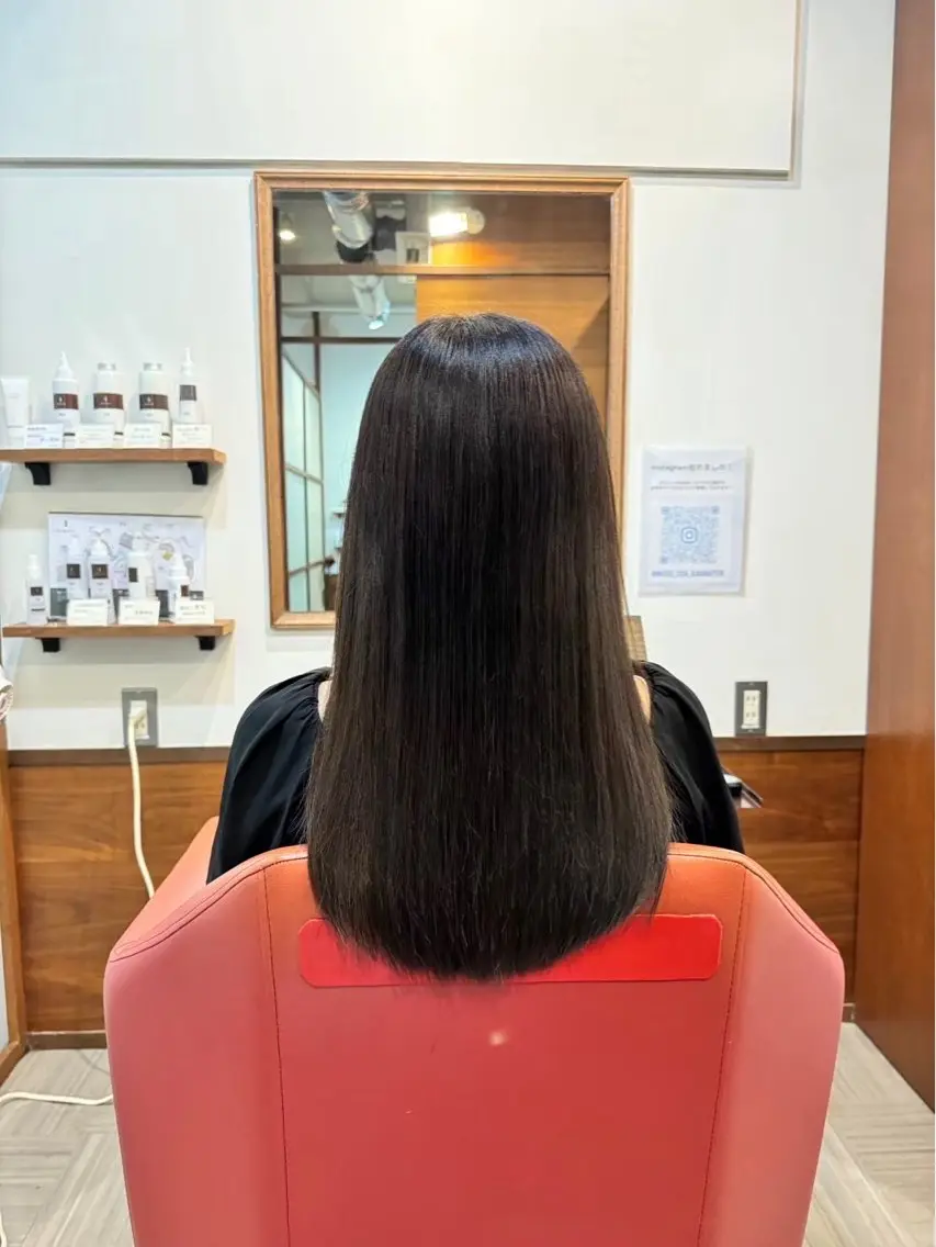 ロング ボブ ロング カット無料 カット モデル募集中 網谷のヘアスタイル